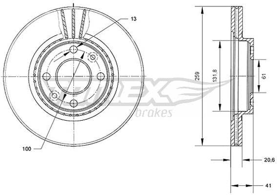 Brake Disc TX70-10