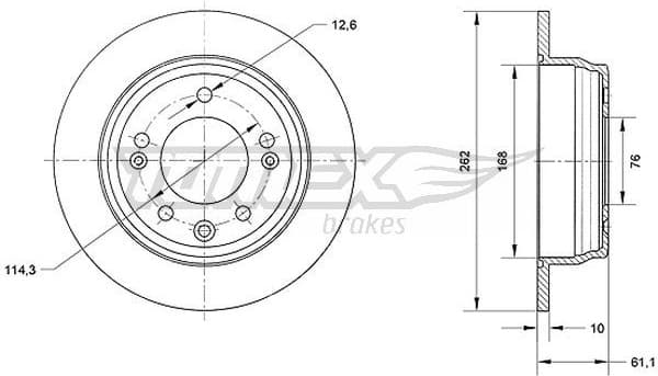 Brake Disc TX70-51