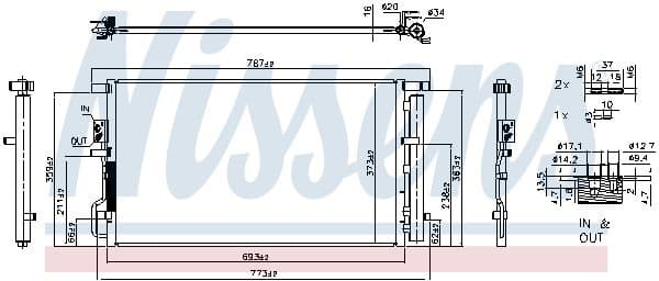 Condenser, air conditioning ** FIRST FIT ** 940939