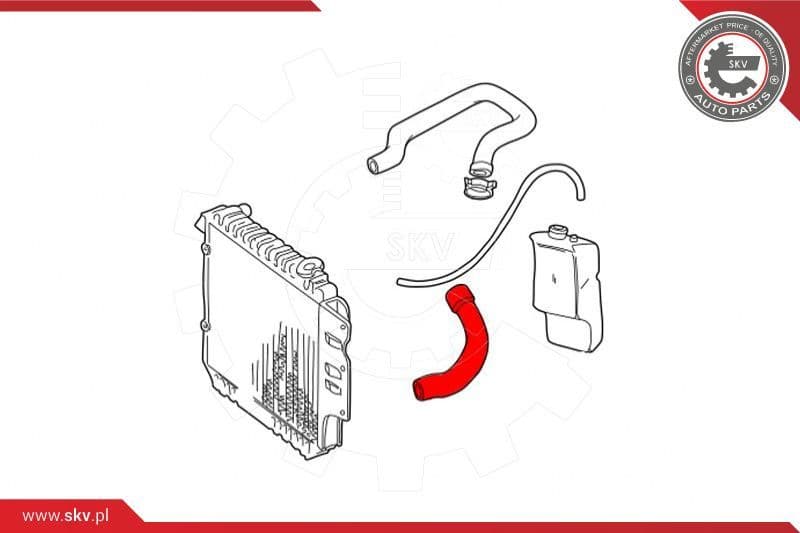 Radiator Hose 43SKV615 - image 4