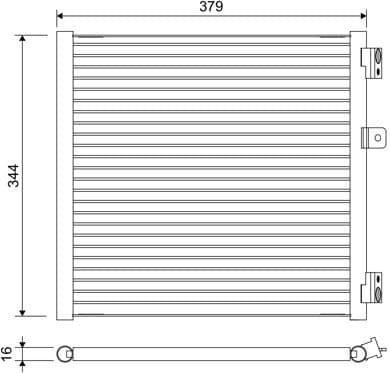 Condenser, air conditioning 822660