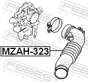 Hose, air supply MZAH-323 - image 2