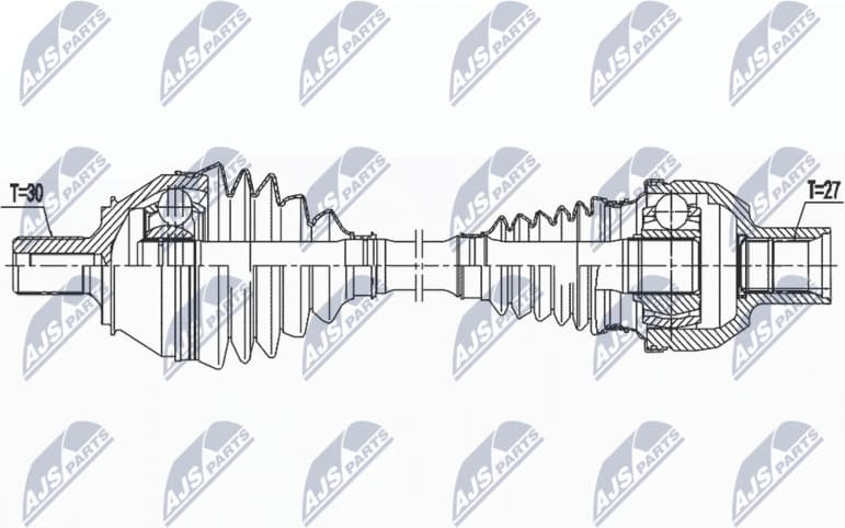 Drive Shaft NPW-ME-158