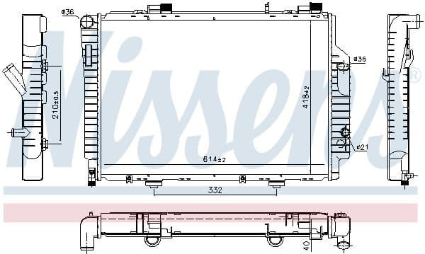 Radiator, engine cooling 62522 - image 5