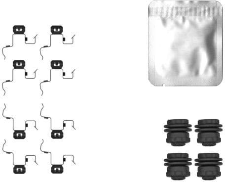 Accessory Kit, disc brake pad 82560100