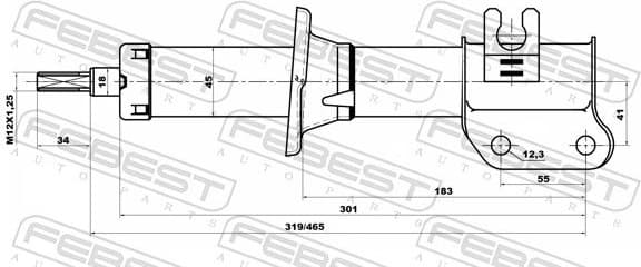 Shock Absorber 10667899FR - image 2