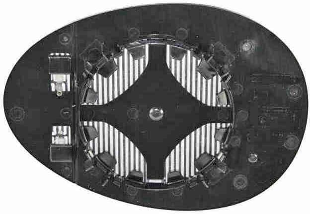 Mirror Glass, exterior mirror Original VEMO Quality V20-69-0025