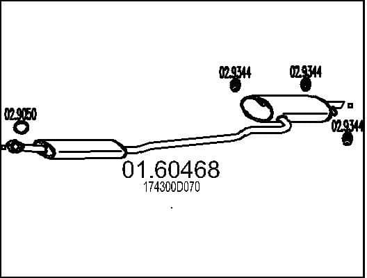 Rear Muffler 01.60468