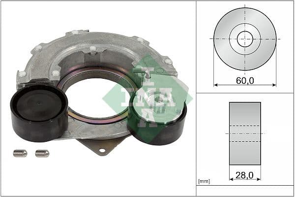 Belt Tensioner, V-ribbed belt 534 0882 10