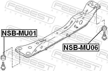 Bushing, axle beam NSB-MU01 - image 2