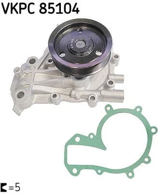 Water Pump, engine cooling VKPC 85104