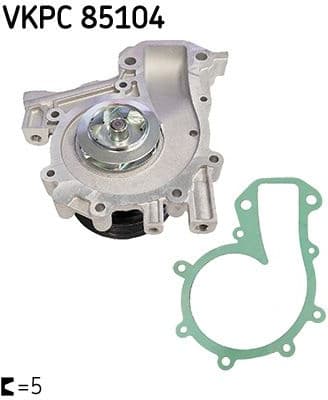 Water Pump, engine cooling VKPC 85104 - image 2