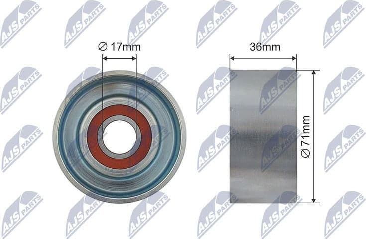 Belt Tensioner, V-ribbed belt RNK-MZ-002