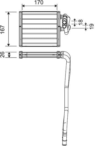 Heat Exchanger, interior heating 811510