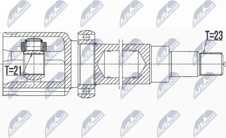 Joint Kit, drive shaft NPW-FR-099