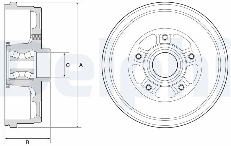 Brake Drum BFR611