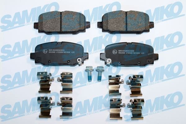 Brake Pad Set, disc brake 5SP2183K