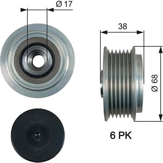 Alternator Freewheel Clutch DriveAlign™ OAP7185