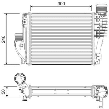 Charge Air Cooler 818304