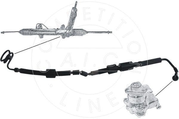 Hydraulic Hose, steering Original AIC Quality 55527