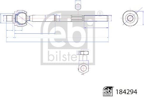 Inner Tie Rod 184294