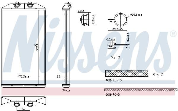 Heat Exchanger, interior heating 707314
