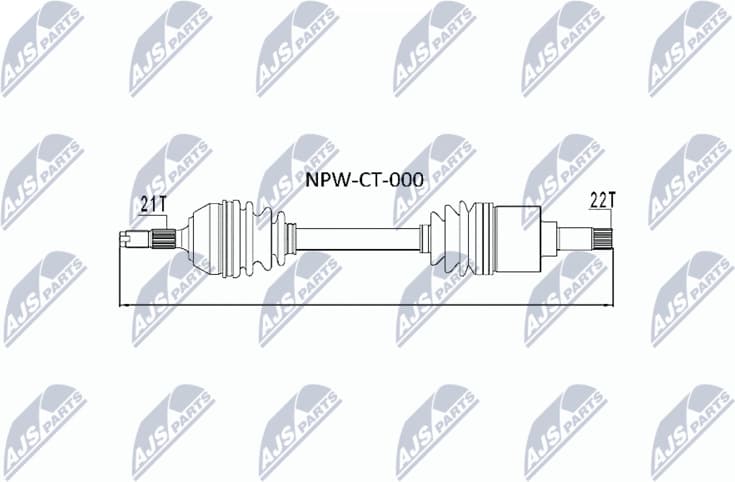 Drive Shaft NPW-CT-000