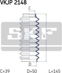 Bellow Kit, steering VKJP 2148