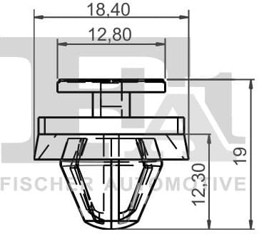 Clip, trim/protection strip 21-40031.10 - image 2