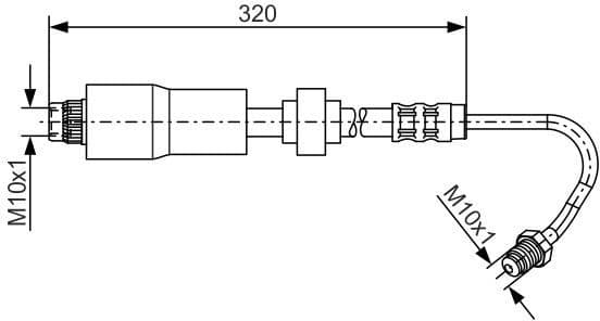 Brake Hose 1 987 476 065