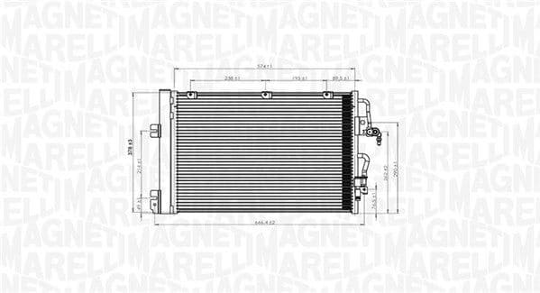 Condenser, air conditioning 350203900000