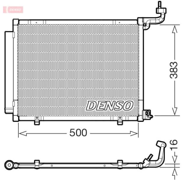 Condenser, air conditioning DCN10058