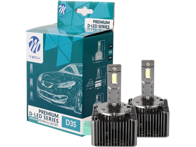 Lemputės D3S LED Plug&Play kmpl (2vnt) - LZXD3S (M-TECH) - Autoera - image 3