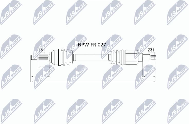 Drive Shaft NPW-FR-027