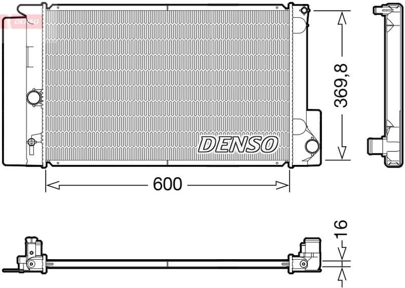 Radiator, engine cooling DRM50126