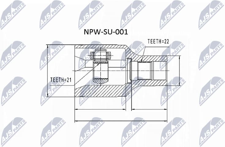 Joint Kit, drive shaft NPW-SU-001
