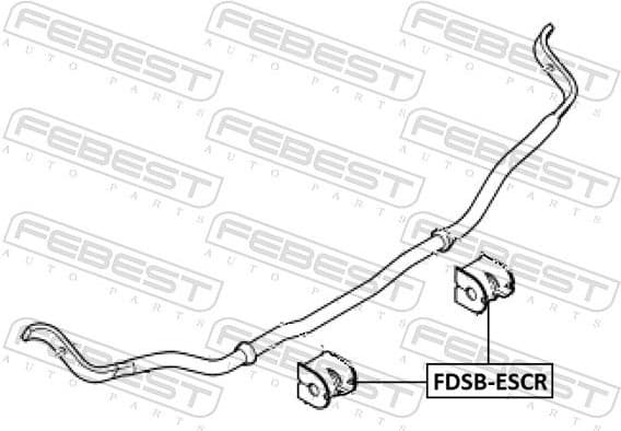 Mounting, stabiliser bar FDSB-ESCR - image 2