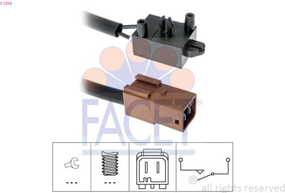 Switch, brake actuation (engine timing) Made in Italy - OE Equivalent 7.1219