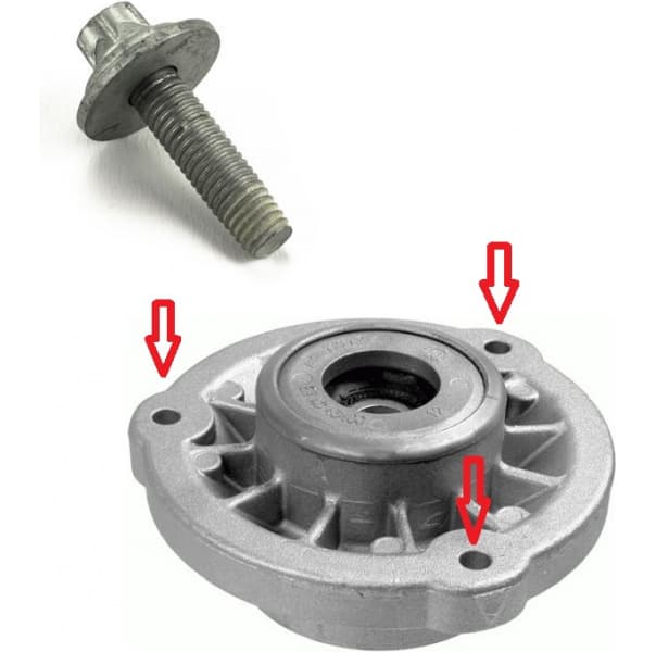 Screw self-tapping shock mounting 31306795151