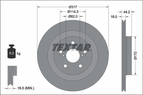 Brake Disc PRO 92343103