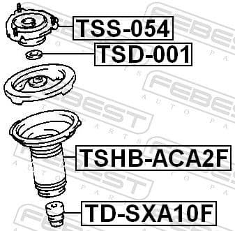 Rubber Buffer, suspension TD-SXA10F - image 2