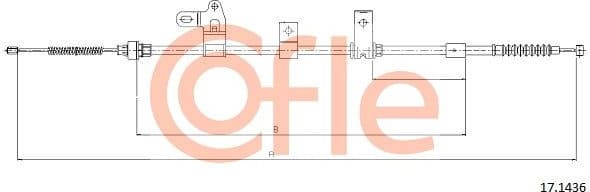 Cable Pull, parking brake 92.17.1436