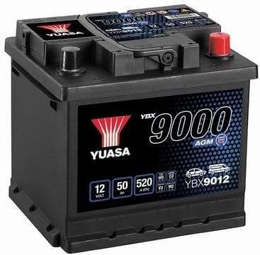 Starter Battery YBX9000 AGM Start Stop Plus Batteries YBX9012