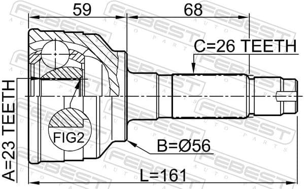 Joint Kit, drive shaft 0510-MPV - image 2