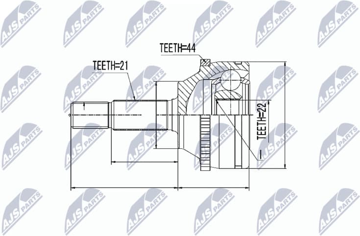 Joint Kit, drive shaft NPZ-RE-010