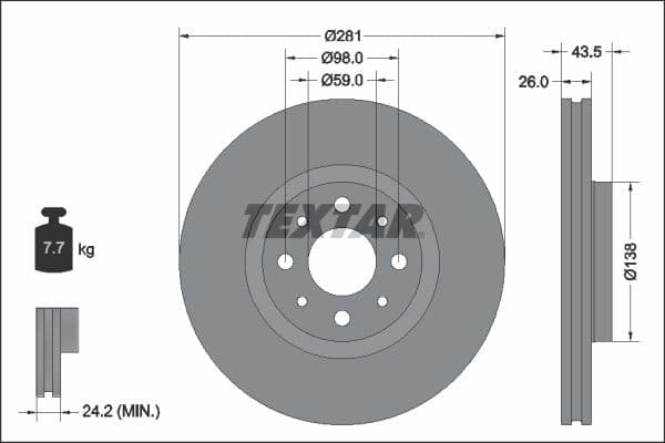 Brake Disc PRO 92344703