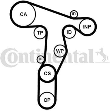 Water Pump & Timing Belt Kit CT1139WP8PRO - image 3