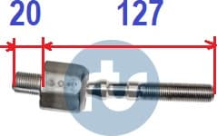 Tie rod inner (rack end) 9207018