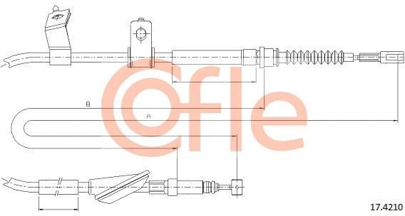 Cable Pull, parking brake 92.17.4210