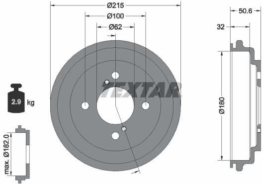 Brake Drum 94049200